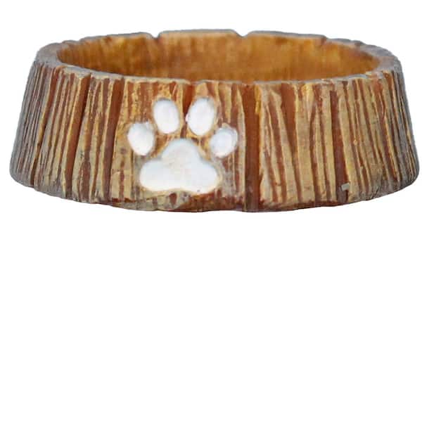 Arcadia Garden Products Fairy Garden Polyresin Dog Bowl