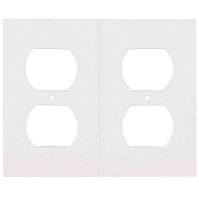 Decoration Wallplate Light Panel Cover Black Dragonfly with Clear Wings Graphics Pattern 2-Gang Device Receptacle Wallplate Double Outlet Wall Plate/Panel Plate/Cover 