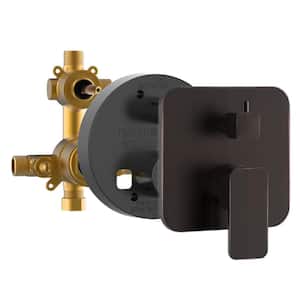 2-Way Diverter and Square Trim Kit, Oil Rubbed Bronze