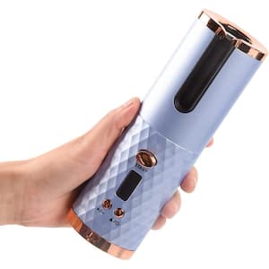Cordless Auto Rotating Hair Curler in Purple