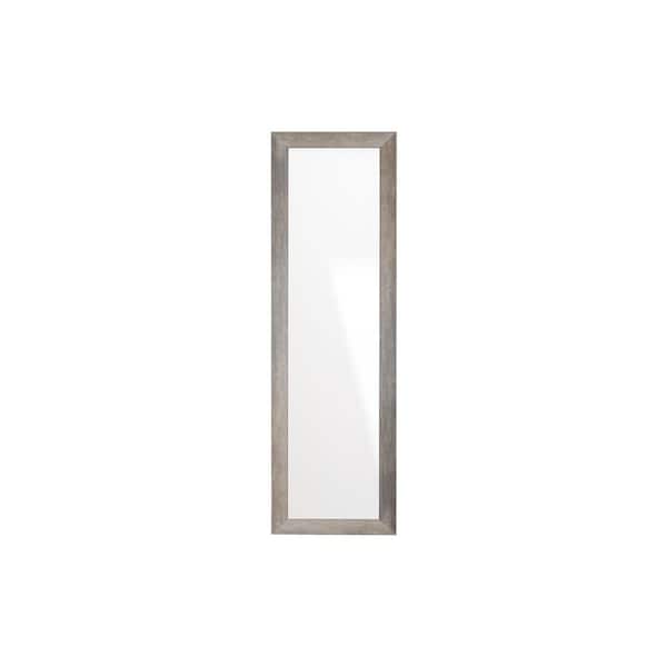 BrandtWorks Rustic-Weathered Gray Barnwood Mirror 21.5 in. W x 71 in. H