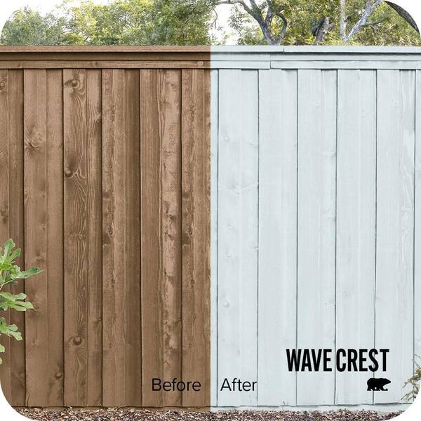 1 gal. #540E-1 Wave Crest Solid Color House and Fence Exterior Wood Stain