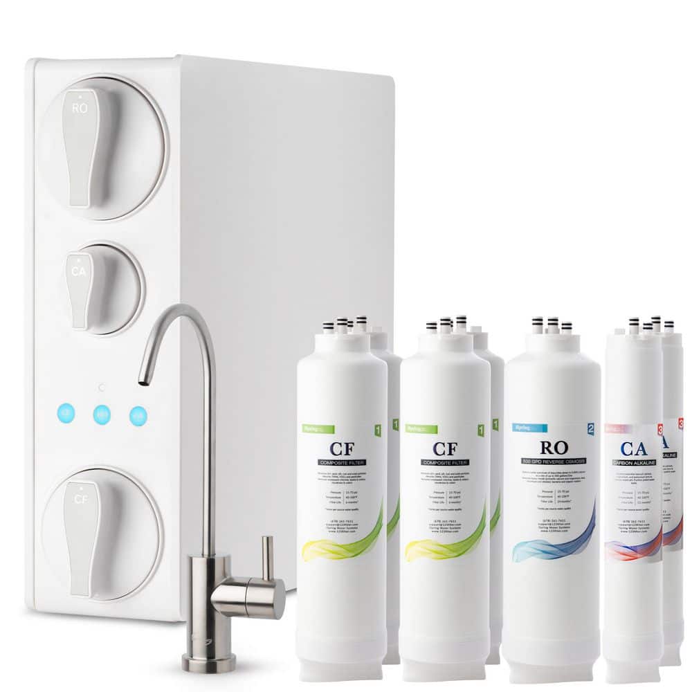 NSF-Certified Tankless Under Sink RO Water Filter System w/ Extra filters, Removes PFAS, Microplastics, TDS