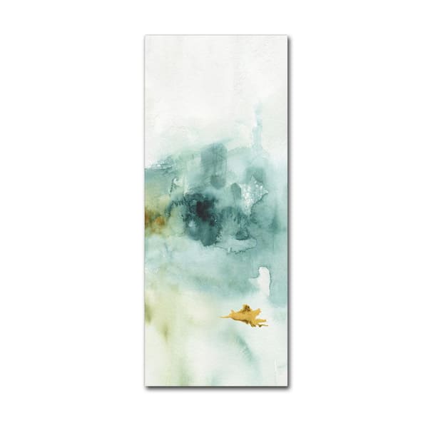 Trademark Fine Art 24 in. x 10 in. "My Greenhouse Abstract VI" by Lisa Audit Printed Canvas Wall Art