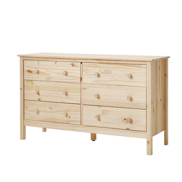 StyleWell Unfinished 6 drawer 54 in. Dresser 29259A