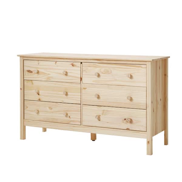 Stylewell 6 Drawer Unfinished Chest Of, Ikea 3 Drawer Dresser Unfinished Size