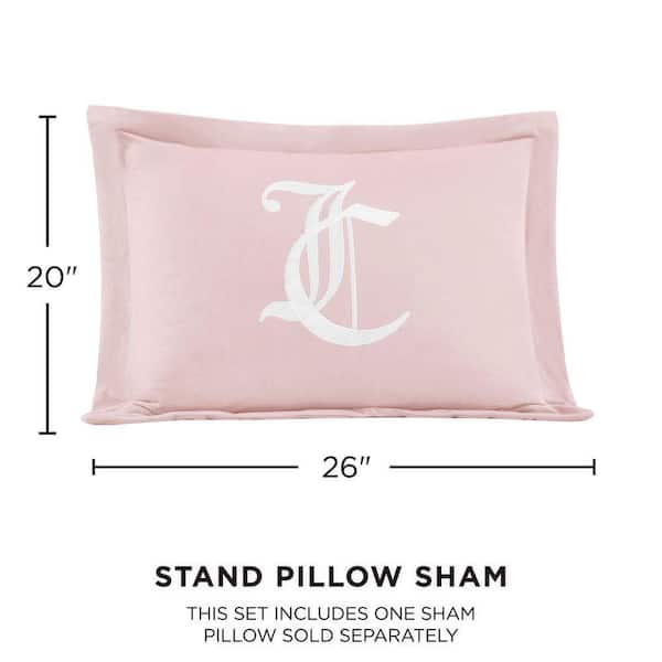 JUICY COUTURE Gothic 2-Piece Marshmallow Pink Solid Microfiber