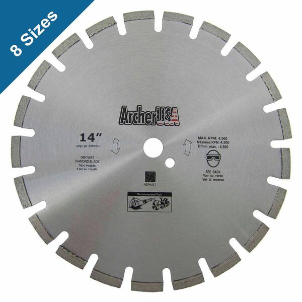 Archer USA 12 in. Diamond Blade for Asphalt Cutting