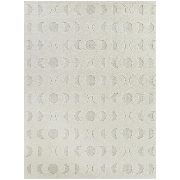 BALTA Phases Gray 7 ft. 10 in. x 10 ft. Geometric Area Rug