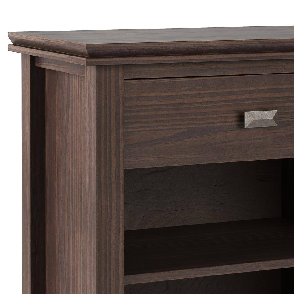 Carlton Solid Wood Light Golden Brown 2-Drawer Bedside Table