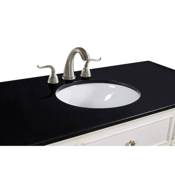 Timeless Home 48 In W Single Bathroom Vanity Antique White With Top Black Basin Th24648white The Depot - Sinkless Bathroom Vanity Timeless Home 48 In W Single Bathroom Vanity Antique White With Top Black Basin Th24648white The Depot - Sinkless Bathroom Vanity