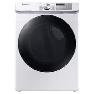 7.5 cu. ft. Smart Stackable Vented Electric Dryer with Steam Sanitize+ in White