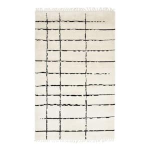 Paris Bohemian Ivory 6 ft. x 9 ft. Handmade Area Rug