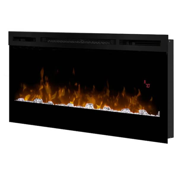 Dimplex Prism 34 in. Wall-Mounted Electric Fireplace with Acrylic Ember Bed
