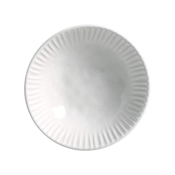 PORTO BRASIL 12 fl. oz. New White Stoneware Linhas Bowl (Set of 6)
