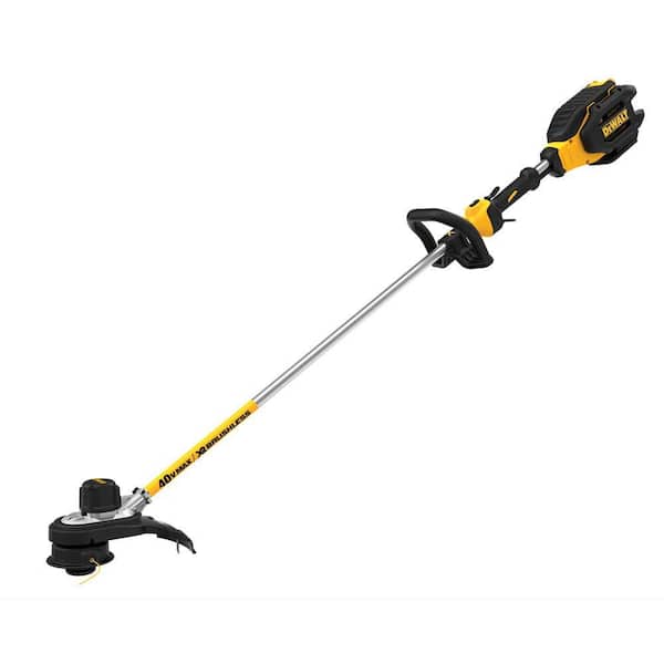 DEWALT 15 in. 40V MAX Lithium-Ion Cordless Brushless Dual Line String Grass Trimmer w/ 6.0Ah Battery and Charger