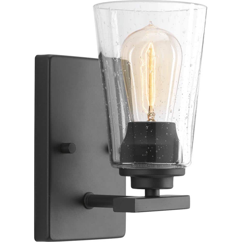 Graphite Nickel 8.5" Vintage Modern Wall Sconce