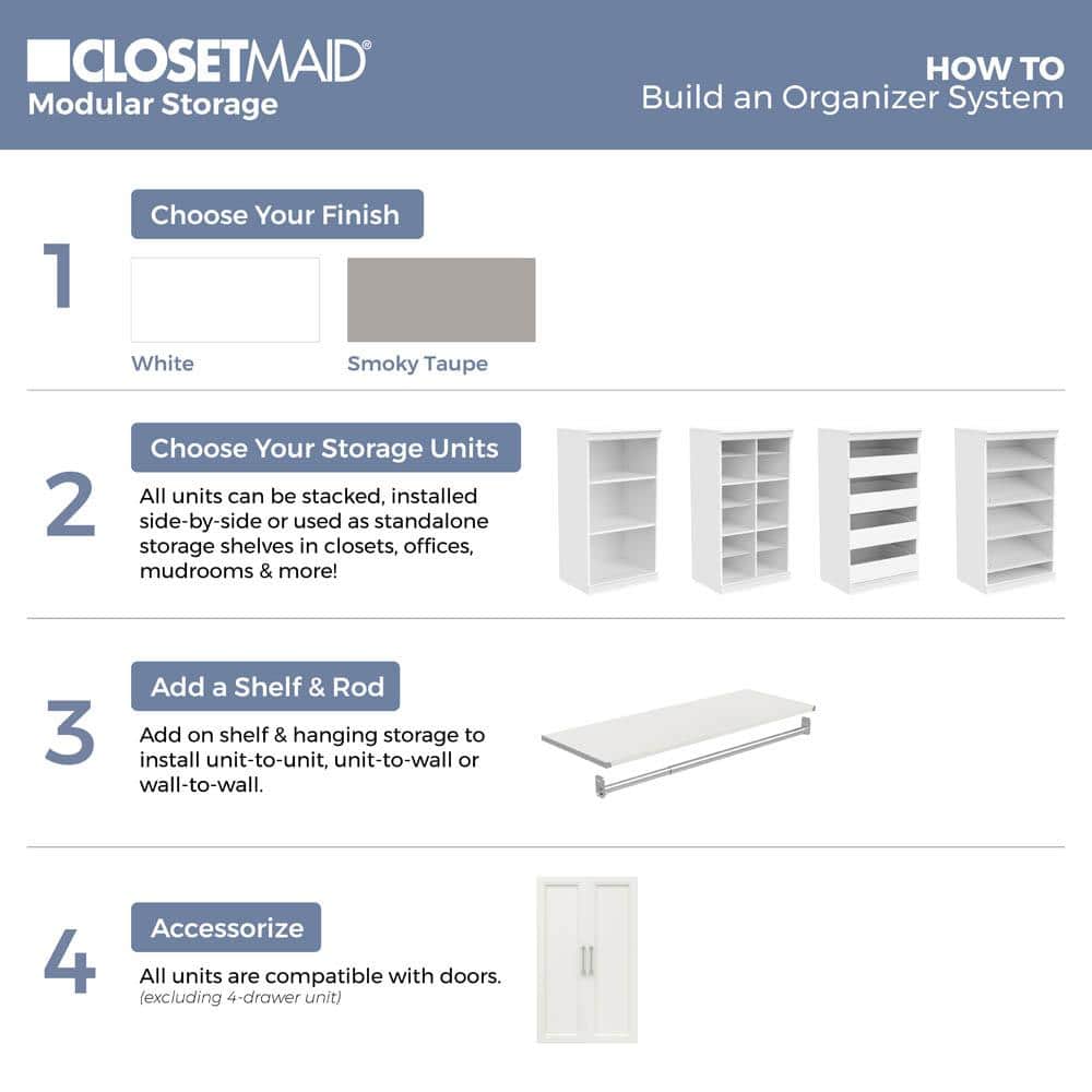 White Stackable Wood and Metal Shoe Shelf Unit