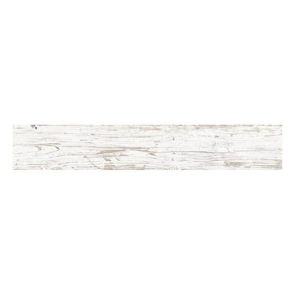 Apollo Tile Hickory 5.9 in. x 35.4 in. White Porcelain Matte Wall and Floor Tile (11.6 sq. ft./case) 8-Pack -  TANIBLNI636