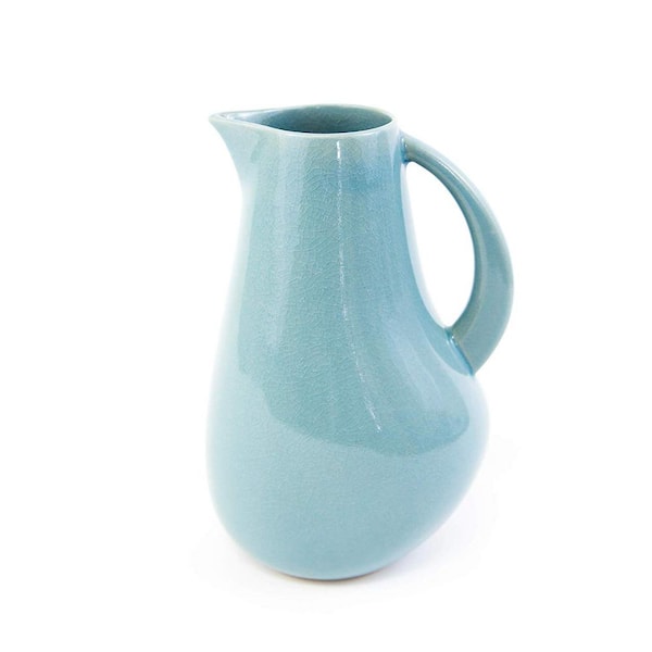 Carthage.Co 16 fl. oz. La Marsa Stoneware Pale Jade Pitchers