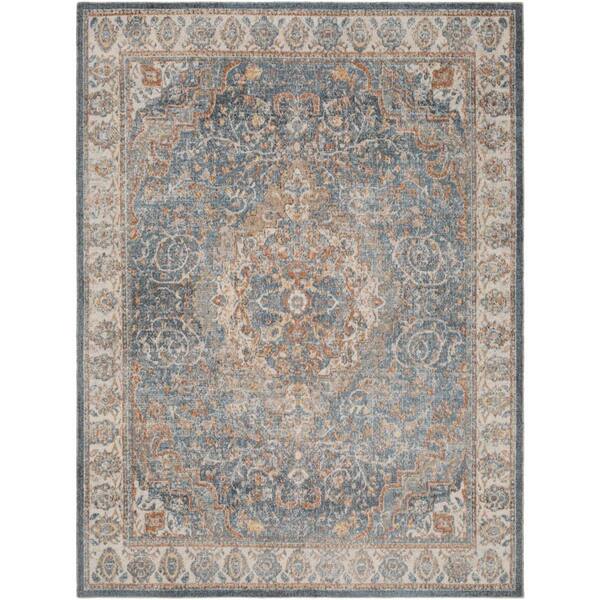 Livabliss Lillian Charcoal Doormat 2 ft. x 3 ft. Indoor Machine-Washable Area Rug