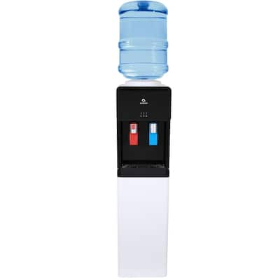 yiyibyus YT-HG-WMTZXL-6409-US-0731 Top Loading Countertop Water Dispenser  for 5 Gallons Hot and Cold Water Cooler Dispenser, Small Electric Tabletop  Drinking Mach