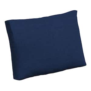24 in. x 18 in., Outdoor Deep Seat Pillow Back , Sapphire Blue Leala