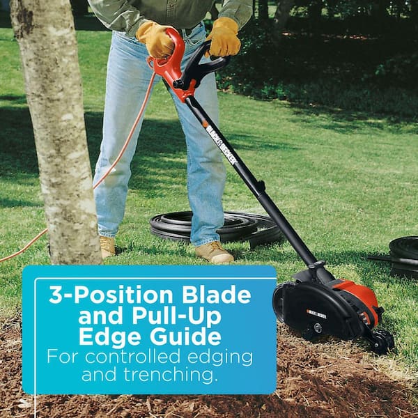 BLACK+DECKER 7-1/2 in. Heavy-Duty Replacement Edger Blade for LE750 7.5 in. 11-Amp Corded Electric 2-in-1 Landscape Edger/Trencher BLACK+DECKER 7-1/2 in. Heavy-Duty Replacement Edger Blade for LE750 7.5 in. 11-Amp Corded Electric 2-in-1 Landscape Edger/Trencher