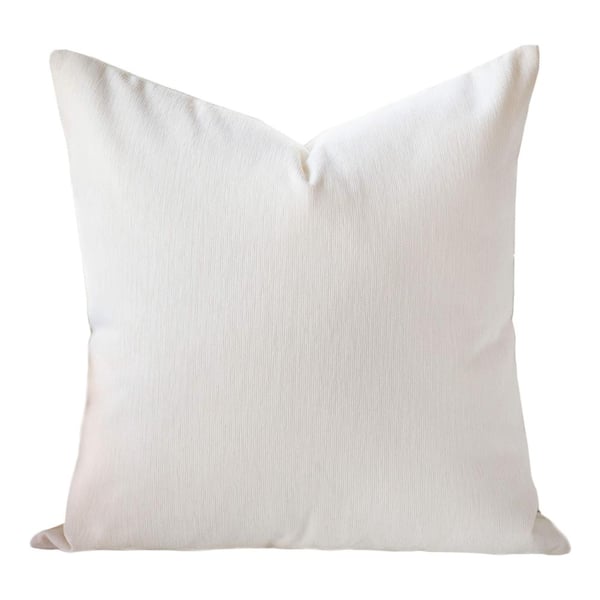 Sage Ivory Square Outdoor Throw Pillow