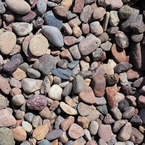 Natural Polished River Pebble Stone Rock Gravel Mixed Plant Big & Small Bags 