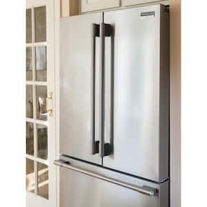 Professional 36 in. 23.3 cu. ft. Counter Depth French Door Refrigerator in Stainless Steel with Internal Water Dispenser