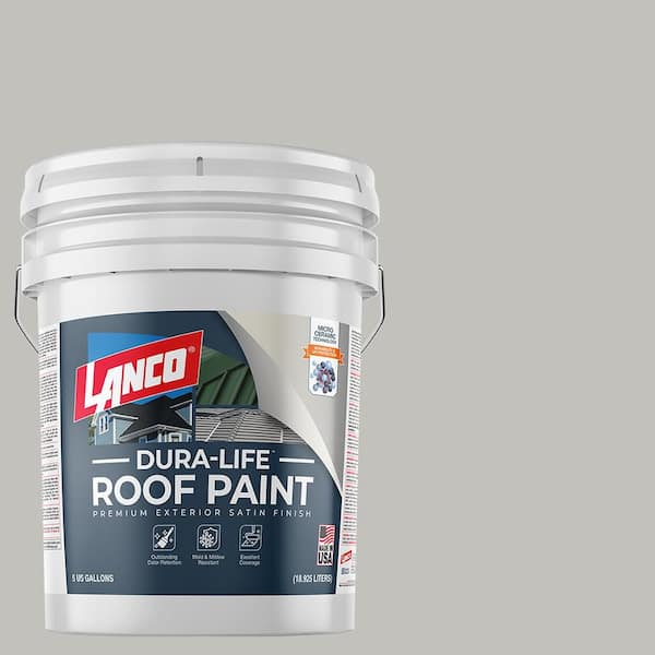 Dura Life 5 Gal. DL4225 Silver Mist Satin Exterior Roof Paint