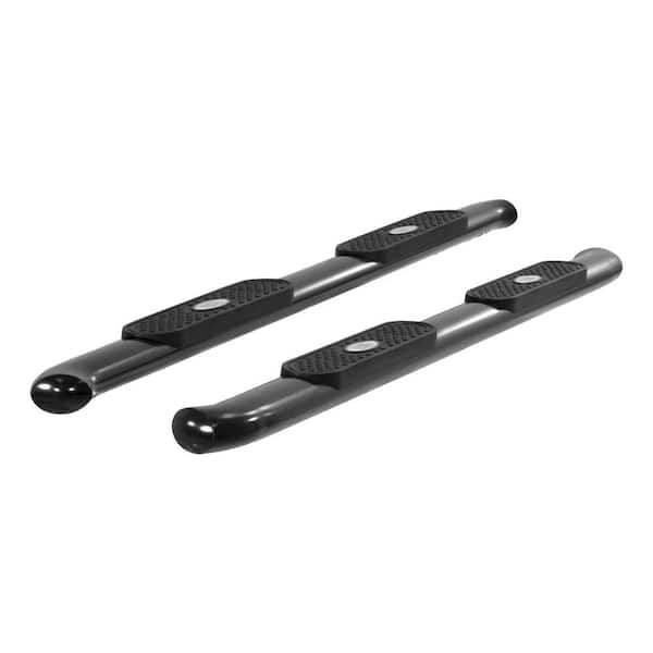 Aries 4-Inch Oval Black Steel Nerf Bars, Select Ford F-150, F-250, F-350, F-450, F-550 Super Duty
