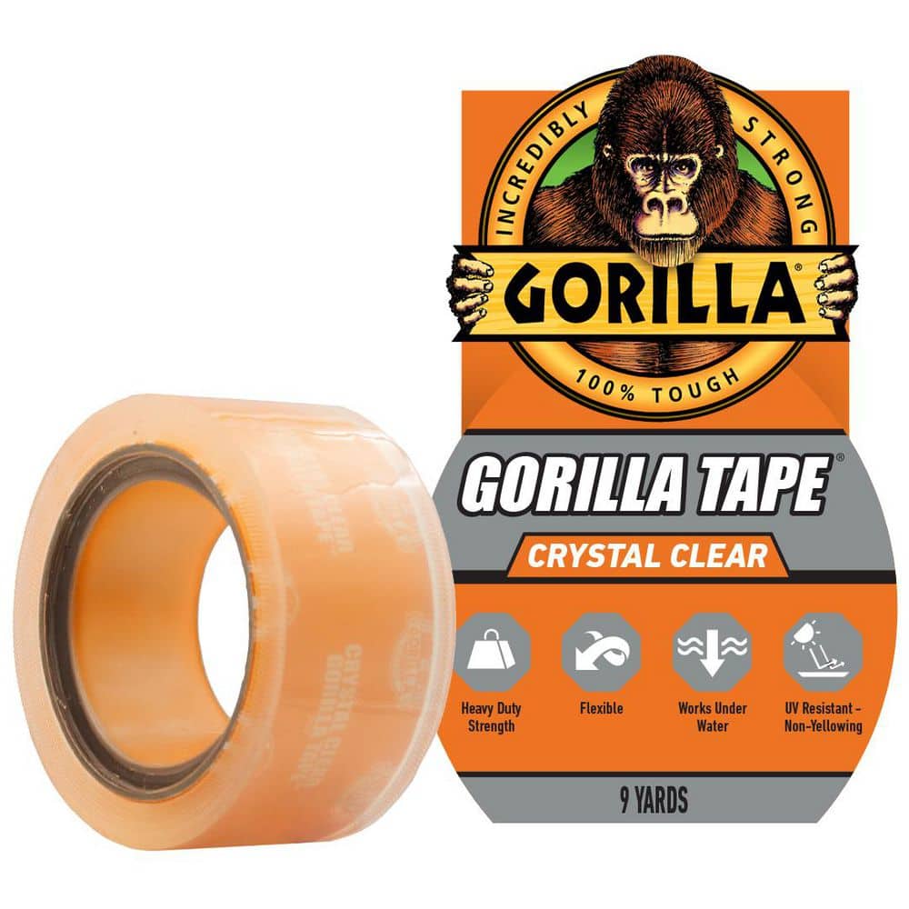 Gorilla 9yd Crystal Clear Tape (6-Pack) 6027002 - The Home Depot