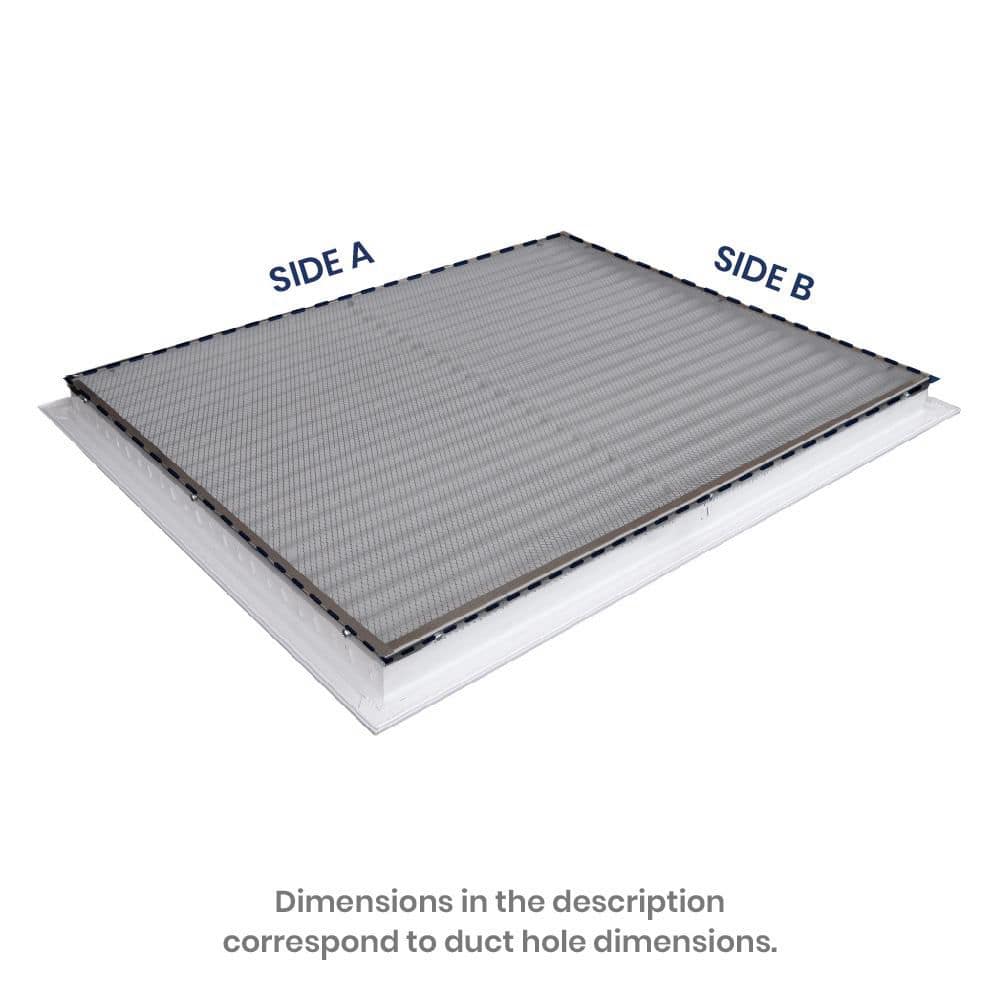 32 x 18 White Aluminum Outdoor Return Air Grille