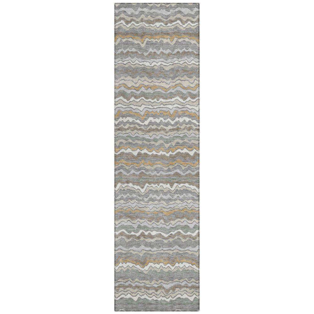 Chantille Machine Washable Indoor/Outdoor Abstract ACN2436 Gray 2 ft. x 7 ft. Runner Rug price history on PriceWatchPro