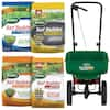 Scotts Turf Builder Bundle for Small, Northern Lawns and Turf Builder EdgeGuard Mini Broadcast Spreader, Lawn Fertilizers VB21541