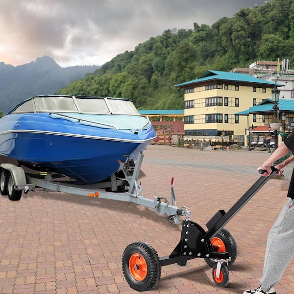 Trailer Dolly, 1500 lbs. Tongue Weight Capacity, 2 in 1 Trailer Mover with 22 in. and 26 in. Adjustable Height and 2 in.