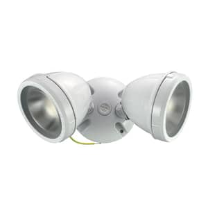 28-Watt 1100 Lumen CE Line Voltage White LED Landscape Flood Light Dual Spot Light