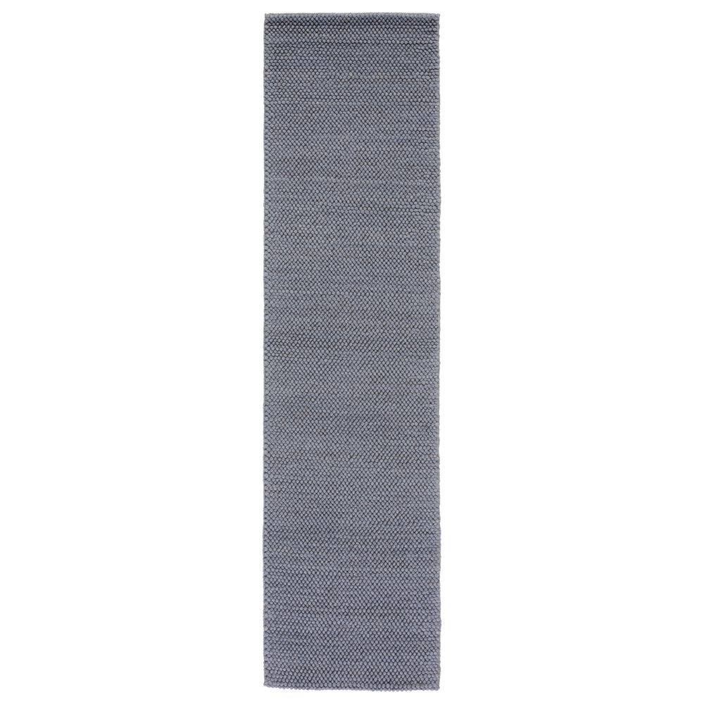 Natura 2 ft. x 9 ft. Dark Gray Textured Solid Runner Rug price history on PriceWatchPro