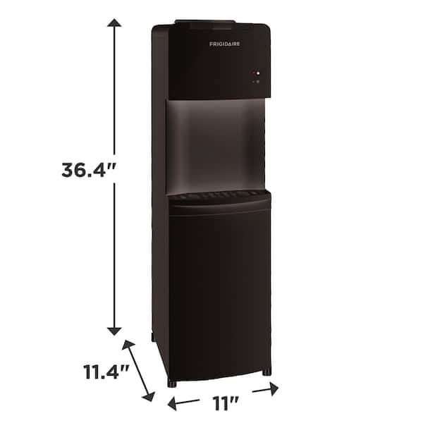 3 Gal. or 5 Gal. Hot and Cold Water Dispenser in Black