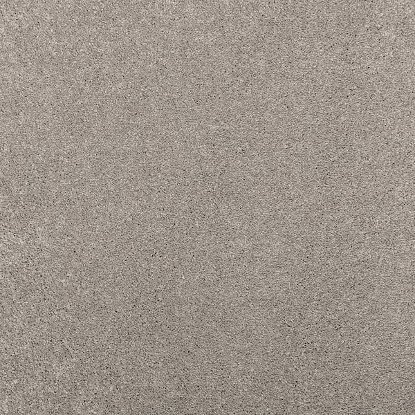 Lifeproof with Petproof Technology Plush Dreams I - Tender-Gray 12 ft. 39 oz. Triexta Texture Installed Carpet