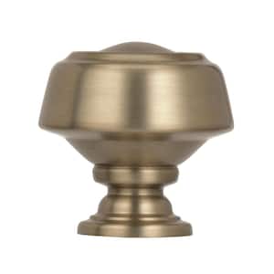 Kane 1-3/16 in. (30mm) Classic Golden Champagne Round Cabinet Knob