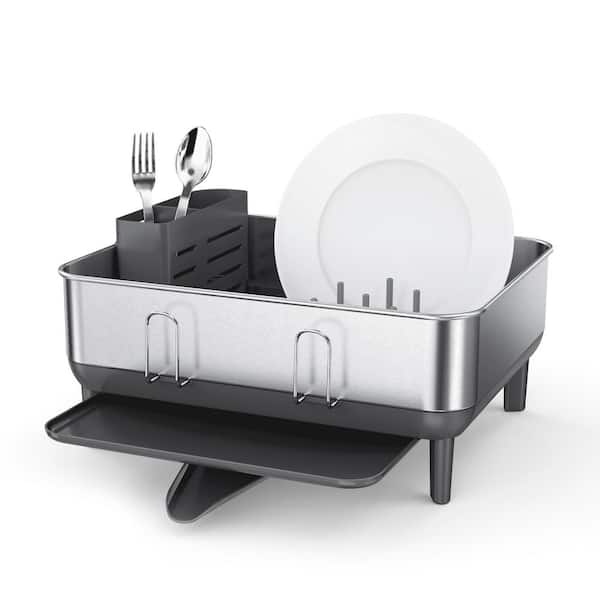 Polder 4-Piece Stainless-Steel Dish Rack Set