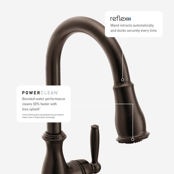 MOEN Arbor Single-Handle MotionSense Wave Pulldown Sprayer Kitchen Faucet sold