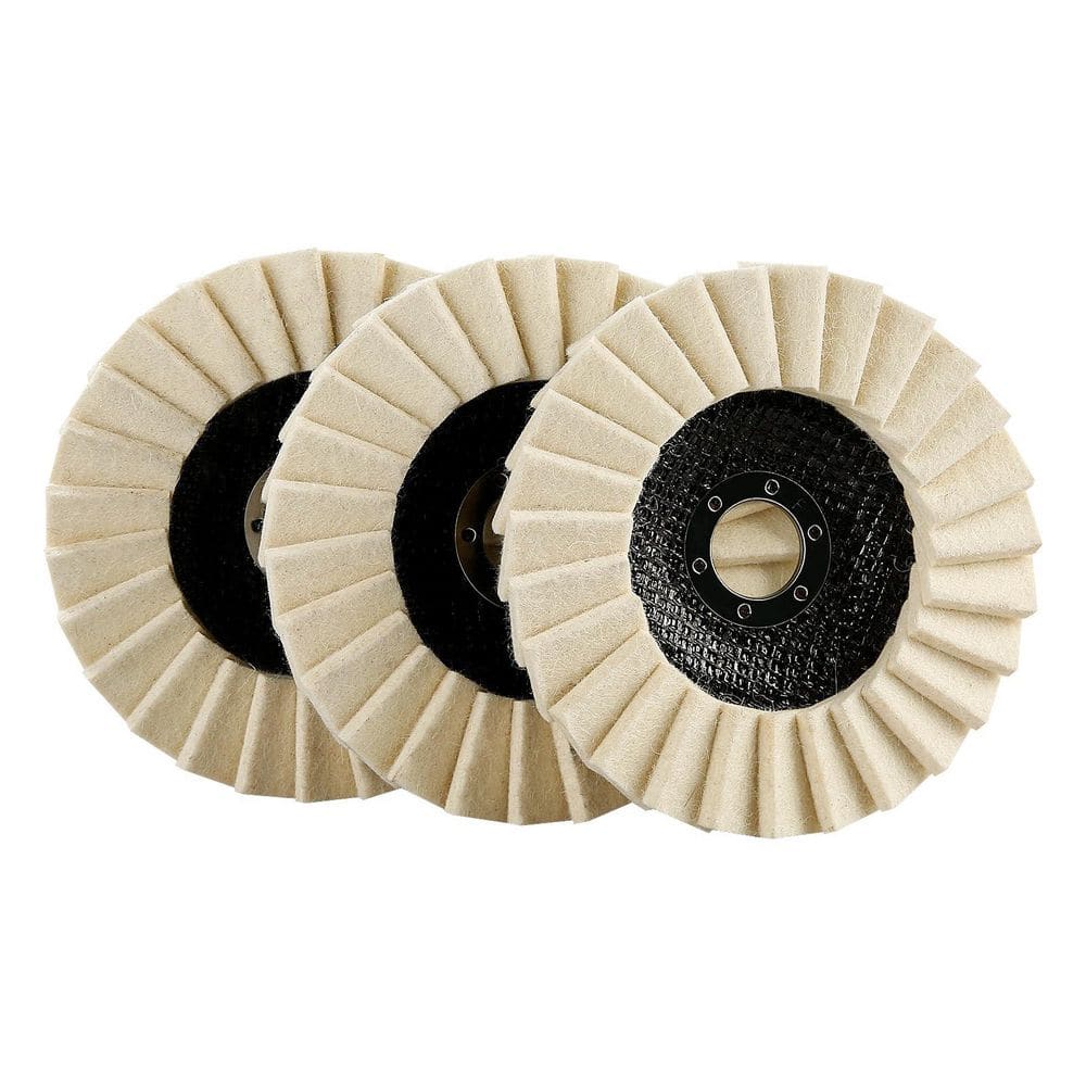 5 Inch Wool Felt Polishing Wheel Buffing Disc with High Density Construction for Metal Stone Glass Polishing (3-Pack) price history on PriceWatchPro