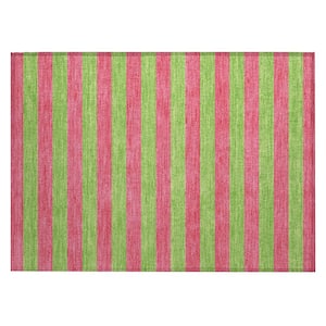 Chantille ACN530 Blush 1 ft. 8 in. x 2 ft. 6 in. Machine Washable Indoor/Outdoor Geometric Area Rug