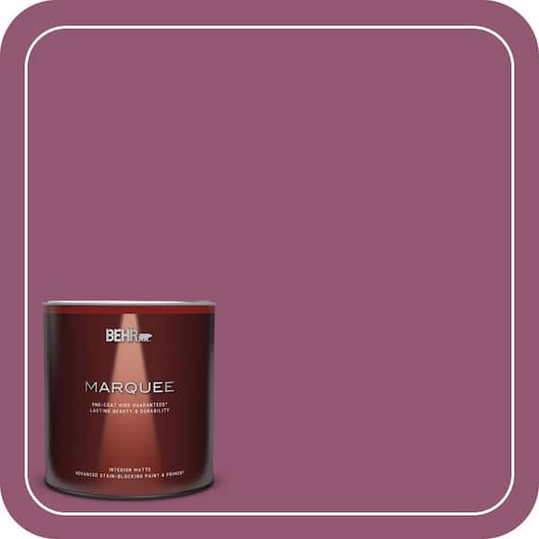 BEHR MARQUEE 1 qt. Home Decorators Collection #HDC-AC-28A Carnation Festival Matte Interior Paint & Primer