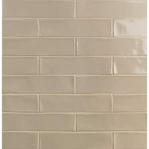 Birmingham Fawn 3 in. x 12 in. Polished Ceramic Subway Tile (5.38 sq. ft. / box)
