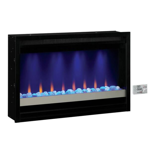 SpectraFire 36 in. Contemporary Built-in Electric Fireplace Insert